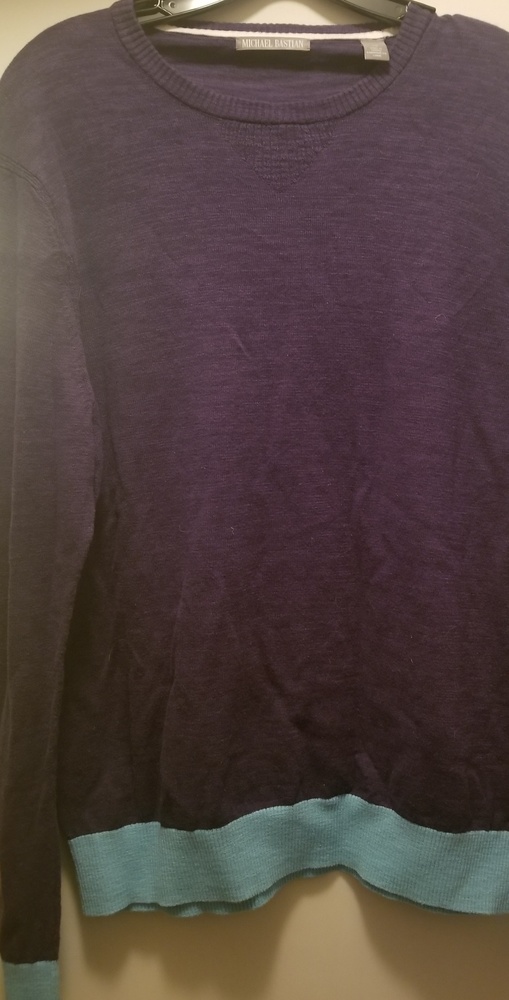 NEW Michael Bastian Slub Crewneck Sweater - Picture 3 of 3